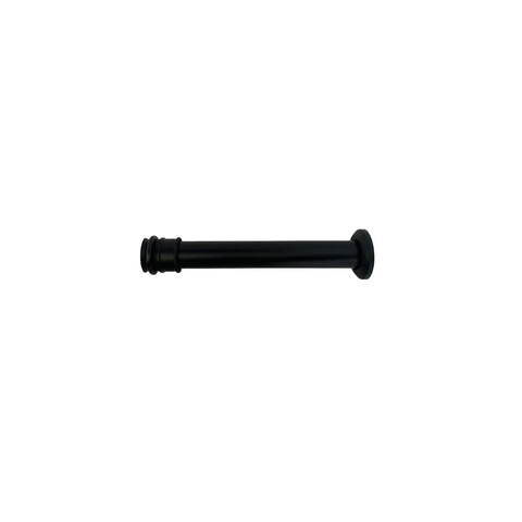 Tubo De Ligação Ajustável P/ Vaso Sanitário Preto Inox 25 Cm