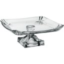 Ver imagem 1 de Centro de Mesa Decorativo de Vidro Transparente 12x31x31cm Sala Jantar Decoração