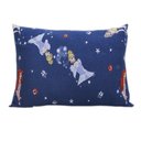 Ver imagem 1 de Fronha Portallar Malha Disney Estampada Friendly Princesses 48cmx68cm Azul
