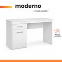 Ver imagem 6 de Escrivaninha com 1 Porta 1 Gaveta Vitória New Branco Demóbile
