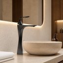 Ver imagem 2 de Torneira de Banheiro Lavabo Paris Monocomando Alta Preto
