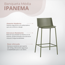 Ver imagem 3 de Banqueta Ipanema Média Homenow Cor:verde