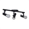 Spot Trilho 3 Lâmpadas Soft Direcionavel E-27 110v/220v - 1