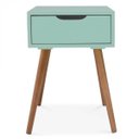 Ver imagem 5 de Mesa de Cabeceira Retrô Pés Palito Memphis Verde