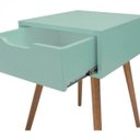 Ver imagem 6 de Mesa de Cabeceira Retrô Pés Palito Memphis Verde