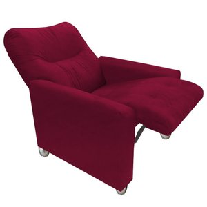 Poltrona do Papai e Mamae Reclinável Classic Moderna Vermelho