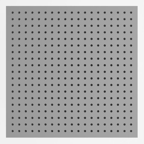 Painel Acústico Absorvedor Decorativo 60x60mm Maestra Cinza