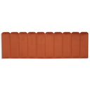 Ver imagem 3 de Cabeceira King Modulada Arredondada Cama Box Veludo Terracota