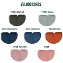 Ver imagem 7 de Cabeceira King Modulada Arredondada Cama Box Veludo Terracota