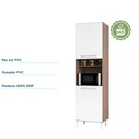 Ver imagem 6 de Paneleiro Simples com 2 Portas e Espaço para Micro-ondas 100% MDF Paris Espresso Móveis
