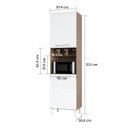 Ver imagem 4 de Paneleiro Simples com 2 Portas e Espaço para Micro-ondas 100% MDF Paris Espresso Móveis
