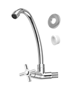 Ver imagem 4 de Torneira Cozinha Parede Bica Móvel ABS Cromado 1068 C-31:Prateado