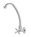 Ver imagem 1 de Torneira Cozinha Parede Bica Móvel ABS Cromado 1068 C-31:Prateado
