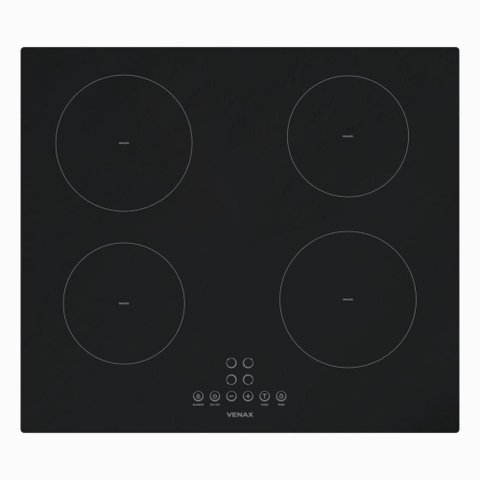 Cooktop de Indução Venax Eclipse 4 Bocas com Função Turbo Preto - 220v