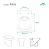 Assento Sanitário Laqueado Soft Close Paris Papaya para Vaso Ideal Standard - 4