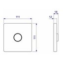Ver imagem 2 de Acabamento P Válvula de Descarga Hydra Plus 11/2 e 11/4 Deca