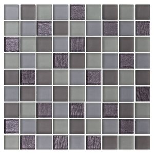 Pastilha de Vidro Chic 900 3x3 Placa 30x30cm - 1013023001