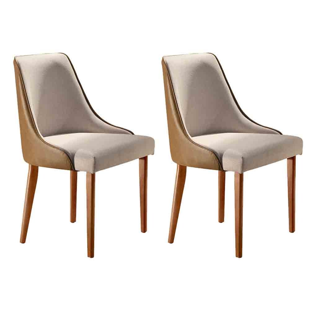 Conjunto com 2 Cadeiras Esmeralda Mobillare - 1