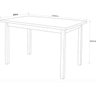 Oferta Mesa Elisa para Sala de Jantar Offwhite 120cm - 4
