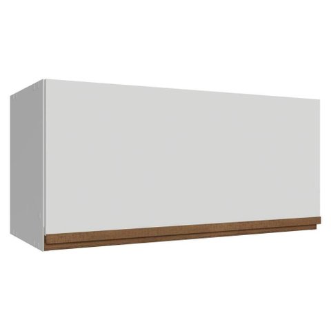 Armário Aéreo 1 Porta 70cm MDP Basculante Branco Madesa