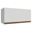 Ver imagem 1 de Armário Aéreo 1 Porta 70cm MDP Basculante Branco Madesa