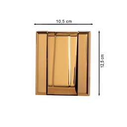 Acabamento De Válvula De Descarga Para Deca Ou Docol Dourada - 4