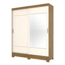 Ver imagem 1 de Guarda Roupa Casal B74 Nature Off White - Briz Móveis