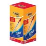 Kit Caixa de Caneta Esferográfica Cristal 1.0mm 100 Unidades Azul e Vermelho - Bic - 4