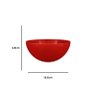 Kit 6 Mini Bowl Vermelho 240ml Plástico Premium - 2