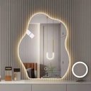 Ver imagem 2 de Espelho Banheiro Led Touch Organico 80x60 Cm Amarelo