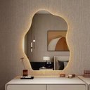 Ver imagem 4 de Espelho Banheiro Led Touch Organico 80x60 Cm Amarelo