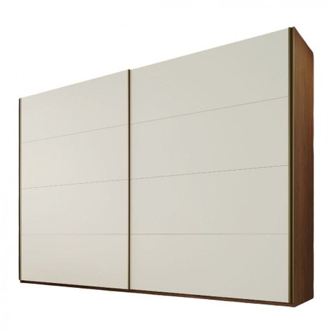 Guarda Roupa Samara 2 Portas Flutuantes 100 MDF - Móveis Europa