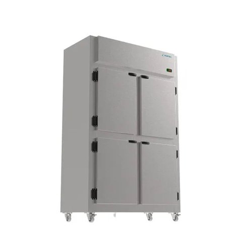 Mini Câmara Fria Industrial Inox 4 Portas 918 Litros 26kres4pdii Kofisa