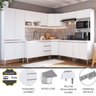 Cozinha Completa Modulada de Canto Athena 8 Peças Branco - 2