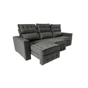 Ver imagem 7 de Sofá Retrátil e Reclinável 2.50m Molas Ensacadas e Costura Tripla Cama inBox Nobre Suede Cinza