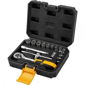 Soquetes Sextavados C/encaixe 1/4" C/ Catraca 16pc Vonder