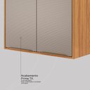 Ver imagem 7 de Armário Aéreo para Cozinha 2 Portas 80cm Plena Amarelo/Cinamon/Nude Prime Tx
