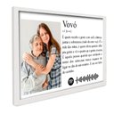Ver imagem 2 de Quadro Personalizado com Foto e Música Vovó em Moldura Caixa TACOLADO PAPEL DE PAREDE Moldura Caixa 