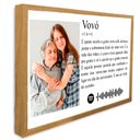 Ver imagem 5 de Quadro Personalizado com Foto e Música Vovó em Moldura Caixa TACOLADO PAPEL DE PAREDE Moldura Caixa 