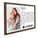 Ver imagem 4 de Quadro Personalizado com Foto e Música Vovó em Moldura Caixa TACOLADO PAPEL DE PAREDE Moldura Caixa 