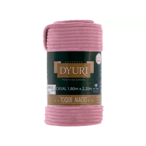 Cobertor Casal com Sherpa Dyuri Jolitex 180x220 Rose
