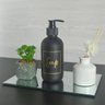 Porta Sabonete Liquido de Vidro Preto Pump 250ml - 2