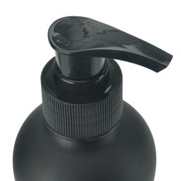 Porta Sabonete Liquido de Vidro Preto Pump 250ml - 3