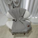 Ver mais imagens de Manta Decorativa para Sofá 140x170cm Atenas Cinza