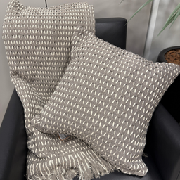 Manta Decorativa para Sofá 140x170cm Atenas Cinza - 6