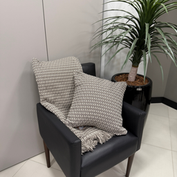 Manta Decorativa para Sofá 140x170cm Atenas Cinza - 2