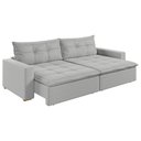 Ver imagem 3 de Sofá Retrátil e Reclinável Joinville 1,70m Linho