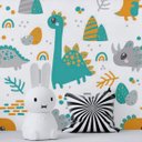 Ver imagem 1 de Papel de Parede Adesivo Infantil Dinossauros N018073