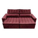 Ver imagem 5 de Sofá Retrátil e Reclinável 2,55m Cama inBox Big Star com SoftGel D40 Velupluma Vinho