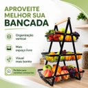 Ver imagem 4 de Fruteira de Mesa c/3 Prateleiras